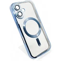 Чохол-накладка BeCover TPU Chrome Case (MagSafe) для Apple iPhone 16 Plus Sierra Blue (712077) - мініатюра 2
