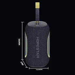 Колонка портативна Hopestar P65 20W Bluetooth + підсвітка RGB LED чорна - мініатюра 6
