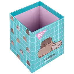 Стакан для письмового приладдя YES Pusheen 8х8х10 см Різнокольоровий (708216) - мініатюра 2