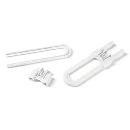 Замок-блокатор для дверцят MBM Kids 2 шт білий (BS-10 WHITE) - мініатюра 4