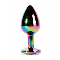 Анальна пробка X-Men Secret Shine Rainbow, 9,5 см (мульті)