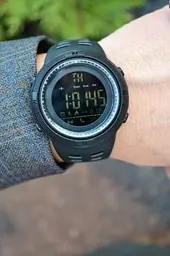 Розумний наручний годинник Skmei 1250 Smart Clever (Чорний) - мініатюра 5