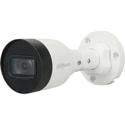 IP камера Dahua DH-IPC-HFW1230S1 (2.8мм), White, 2 Мп, 1/2.8" CMOS, 1920x1080, H.264H, H.264B, Smart H.265+ / Smart H.264+, LAN з PoE, f=2. 30 м -40°C ~ +60°C