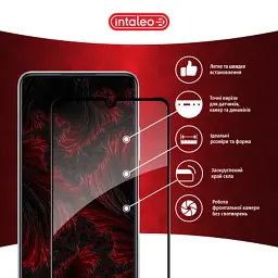 Скло захисне Intaleo Full Glue ZTE Blade A72S Black (1283126575839) - мініатюра 3