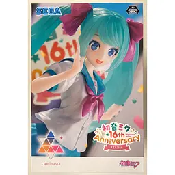 Фігурка Sega Luminasta Хацуне Міку Hatsune Miku 16th Anniversary 17 см SL HM 16A - мініатюра 4