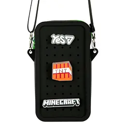 Сумка через плече силіконова Yes Minecraft CBS-1 чорна (550539) - мініатюра 2