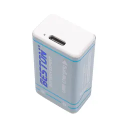 Акумулятор Крона 9V USB Type-C 1000mah Li-ion Beston (9VC-10VC/AA620289) - мініатюра 4