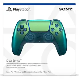 Геймпад Sony Playstation DualSense Bluetooth PS5 Chrome Teal (1000050603) - мініатюра 4
