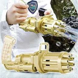 Кулемет для мильних бульбашок Bubble Fun Blaster чорний (1437432953) - мініатюра 7