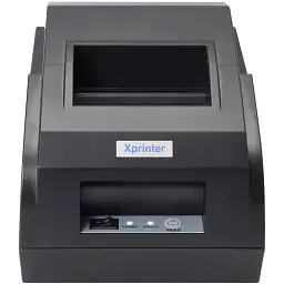 Принтер чеків Xprinter (термодрук, 90 мм/с, стрічка 58 мм, USB, чорний) (XP-58IIZ)