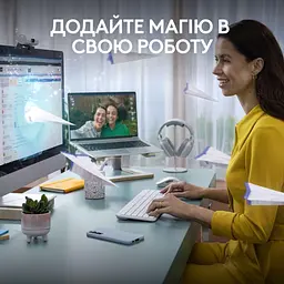 Комплект (Клавіатура та Миша) Logitech MK950 Wireless (920-012491) Off-White - мініатюра 6