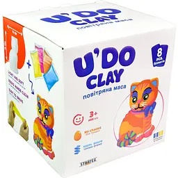 Набір для творчості Strateg Котик U'DO Clay (30747)