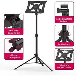 Штатив Ulanzi LT-01 Multifunction Music Stand UV-2683 LT-01 Black - мініатюра 4