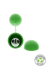 Вагінальні кульки Fuck Green Sphere Balls, 3.2 см, зелений - мініатюра 6