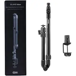 Пантограф Ulanzi ZJ02 C-clip Folding Bracket Black [147178] - мініатюра 4
