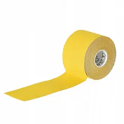 Стрічка кінезіологічна (кінезіо тейп) 4FIZJO 5 см x 5 м 4FJ0542 Yellow (P-5907739318824) - мініатюра 4