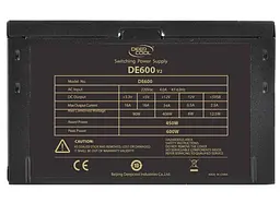Блок живлення Deepcool DE600 V2 450W (DE600) Б/в - мініатюра 2