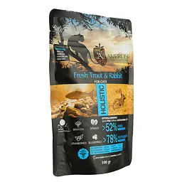 Сухий корм Ambrosia Grain Free для котів зі свіжою фореллю та кроликом 100 г - мініатюра 2