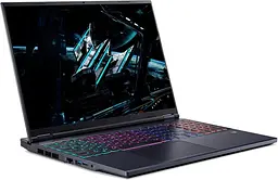 Acer Ноутбук Acer Predator Helios Neo 16 PHN16-I31 16" WUXGA IPS, Intel i7-14650HX, 32GB, F1TB, NVD5050-8, Lin, чорний - мініатюра 4