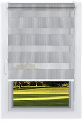 Ролета День-Ніч Стендаль Білий 120*250 - мініатюра 1