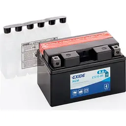 Акумулятор автомобільний EXIDE AGM 8.6Ah (+/-) (145EN) (ETZ10-BS) - мініатюра 2