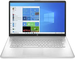 Ноутбук HP 17-cn0007ua 17.3FHD IPS AG/Intel i7-1165G7/8/1024F/int/W10/Silver (4F782EA)