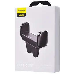 Тримач в машину Baseus Steel Cannon Air Outlet Car Mount чорний (30494) - мініатюра 2