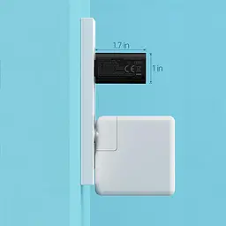 Мережевий зарядний пристрій Choetech (1USBх3A) Type-C PD20W Charger Чорний (Q5004-EU) - мініатюра 3