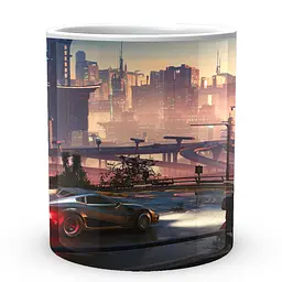 Кухоль GeekLand Cyberpunk 2077 Кіберпанк 2077 CY 02.607 330 мл білий - мініатюра 2