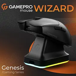 Миша бездротова GamePro Genesis Wizard Чорний (GM160B) - мініатюра 9