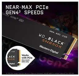 SSD накопичувач WD Black SN850X 2 TB (WDS200T2X0E) - мініатюра 4