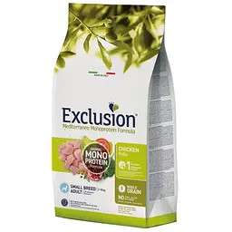 Корм Exclusion Adult Сhicken Small Breed для дорослих собак дрібних порід з куркою 2 кг