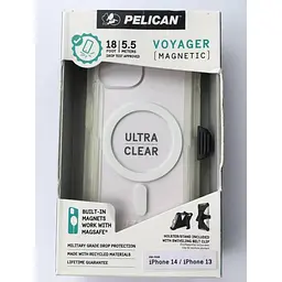 Протиударний чохол Pelican Voyager MagSafe для iPhone 13 / iPhone 14 (6.1") Clear аналог OtterBox Defender - мініатюра 9