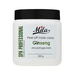 Альгінатна маска Женьшень Життєва сила MASK CLASSIC VITALITY POWDER Mila Perfect 200 г