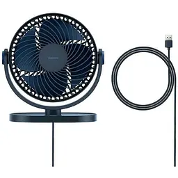 Вентилятор Baseus USB переносний Serenity Desktop Fan 3 W (ACYY000002)