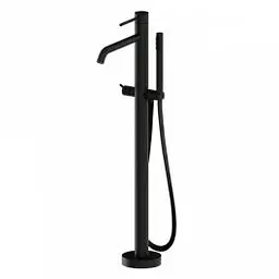 Змішувач для ванни на підлогу Paffoni Light black matt LIG032NO, Чорний матовий
