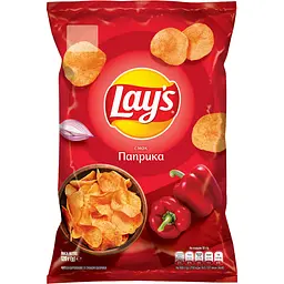 Набір чипсів картопляних Lays: зі смаком сиру 120 г та зі смаком паприки 120 г - мініатюра 4