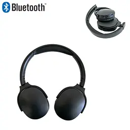 Бездротові навушники накладні чорні Bluetooth гарнітура з мікрофоном Sport Headphones P2961 - мініатюра 3