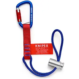 Петлевий адаптер для фіксації інструменту KNIPEX з карабіном 00 50 13 T BK