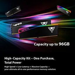 Модуль пам'яті для комп'ютера DDR5 32GB (2x16GB) 6000 MHz Viper Elite 5 Ultra Patriot (VEU532G6028K) - мініатюра 8