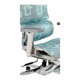 Офісне крісло GT Racer B-528 Gray/Blue - миниатюра 7