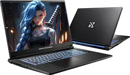 Dream Machines Ноутбук Dream Machines RG5050-17 17.3FHD IPS, Intel i9-14900HX, 16GB, F1TB, NVD5050-8, DOS, чорний - мініатюра 4
