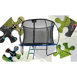 Батут із внутрішньою сіткою THUNDER Inside Ultra 16FT 490 см Black/Blue - мініатюра 5