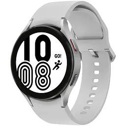Samsung Galaxy Watch 4 (1.40", 450x450, 16 ГБ, Wear OS, Bluetooth 5.0) Срібний (Grade C) Seller Refurbished - мініатюра 2