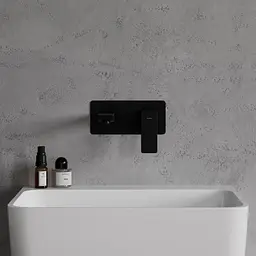 Змішувач для раковини Omnires Parma black mat (PM7415BL) - мініатюра 3