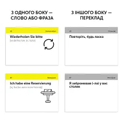 Картки для вивчення німецької мови English Student. Alltaglich Deutsch - мініатюра 6