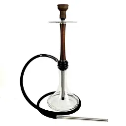 Кальян Aroma Hookah X-Ray Wood Brown Craft Clear - мініатюра 2