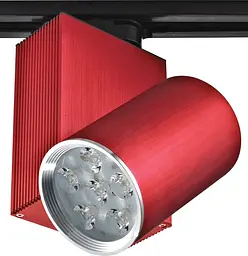 Світильник трековий поворотний LED 205/6x3W NW RED Brille L8-009 - мініатюра 3