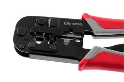 Кліщі для опресовування інтернет штекерів Intertool RJ11 (4P) RJ12 (6P) RJ45 (8P) HT-7052 - мініатюра 8