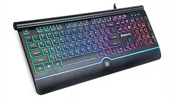 Клавіатура Real-el Comfort 8000 Backlit Ukr Чорний - мініатюра 2